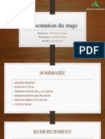 Présentation Du Stage