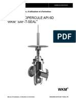 WKM Saf T Seal Api 6d Gate Valves Iom French