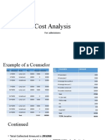 Cost Analysis