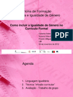 Oficina de Formação Docência Igualdade Género