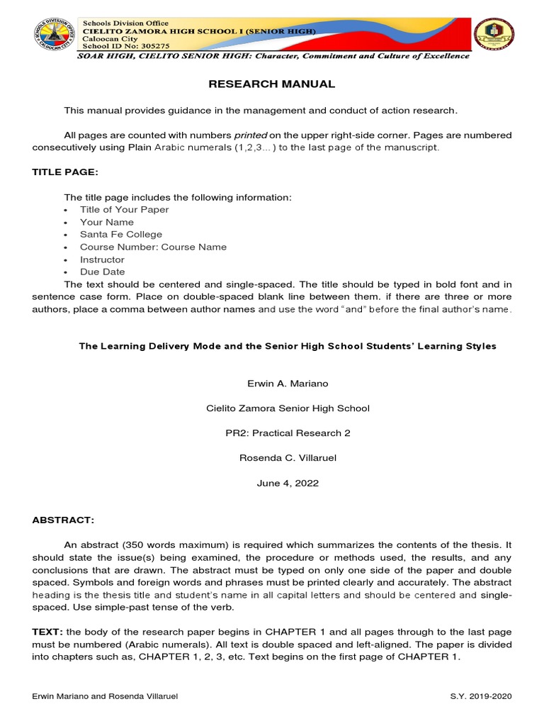SCIENTIFIC PAPER OUTLINE EXAMPLE visual data 4