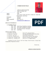 Curriculum Vitae: Data Pribadi