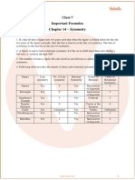 Class 7 Maths Formula Chapter 14