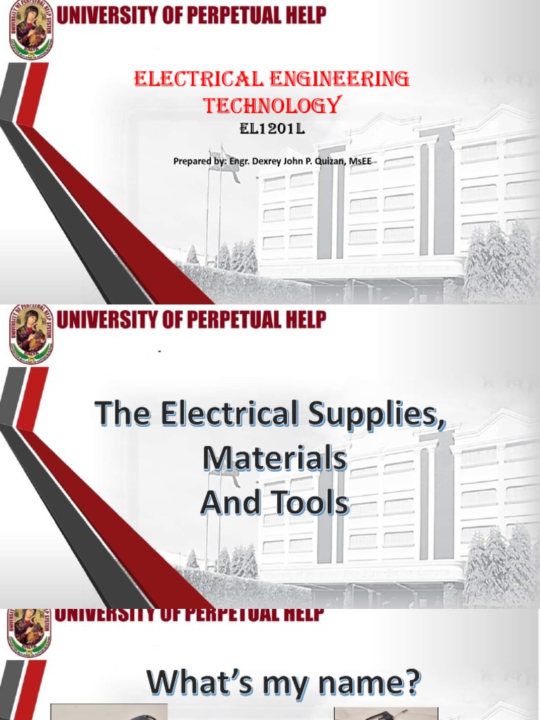 E.supplies, Materials and Tools | PDF | Electrical Wiring | Wire