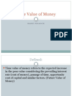 Time Value of Money (Basic Finance)