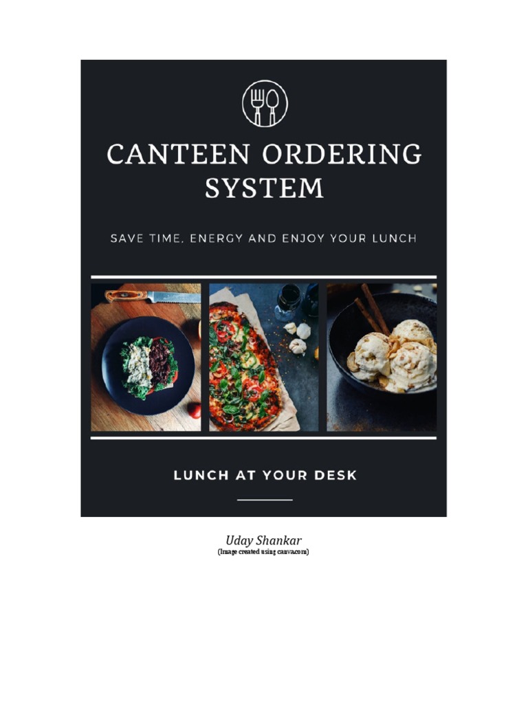Canteen Ordering System PDF Payroll Online And Offline
