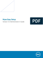 Wyse Easy Setup 1.0 Admin Guide V3