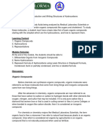 Module Organic Compounds Introduction and Writing Structures of Hydrocarbons