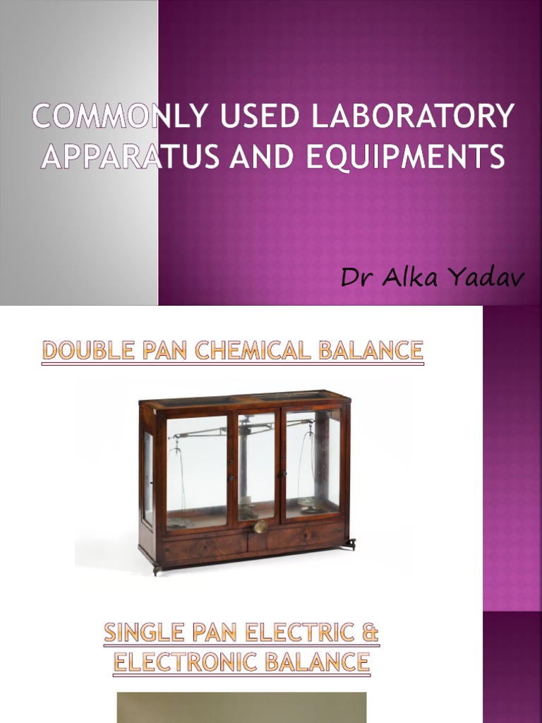 Commonly Used Laboratory Apparatus (DR Alka) PDF Materials Applied And Interdisciplinary