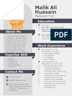 CV OF Malik Ali Hussain (Mechenical)