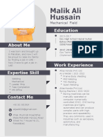 CV OF Malik Ali Hussain (Mechenical) Malik