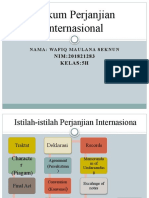 Hukum Perjanjian Internasional