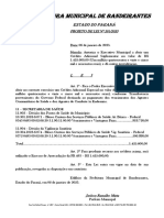 Projeto de Lei 261/2023 autoriza crédito adicional de R$ 1,4 milhão