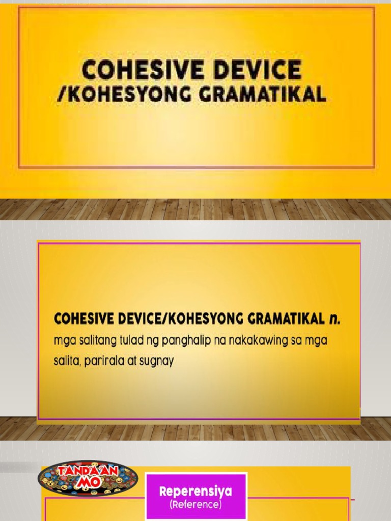 Cohesive Devices PDF