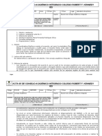 Reunión de Consejo Académico Integrado 18 de Julio