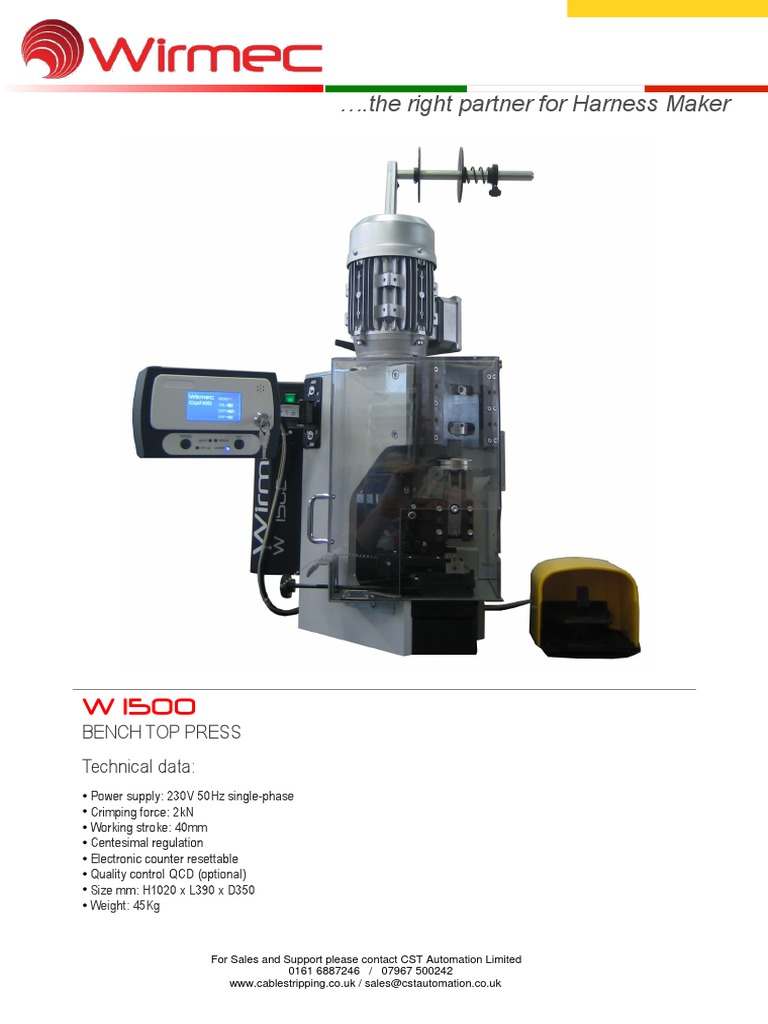 W1500 Brochure | PDF
