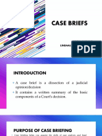 Week 9 - Case Briefs