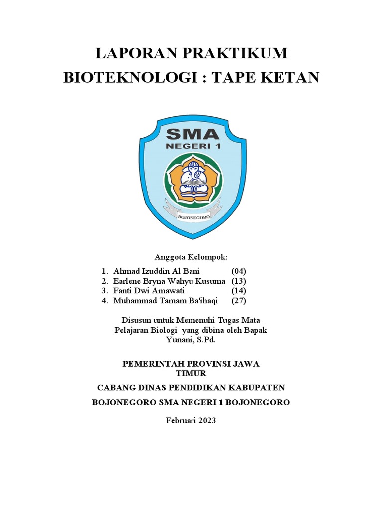 Kelompok 9 Laporan Tape Ketan PDF