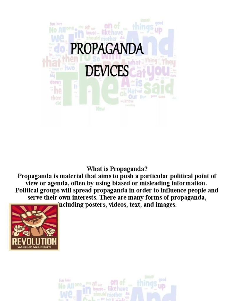 Propaganda Devices 6 PDF