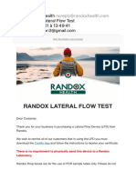 Randox Lateral Flow Test
