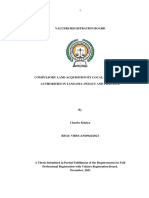 Compulsory Land Acquisition by Local Government Authorities in Tanzania - Policy and Practice