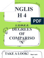 Three Degrees of Comparison