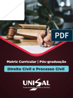 Matriz Pos 2021 Direito Civil e Processo