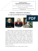 Apostila de Sociologia Relação Estado e Sociedade