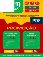 Pedidos de pizza e promoções