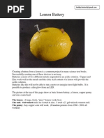 Lemon Battery