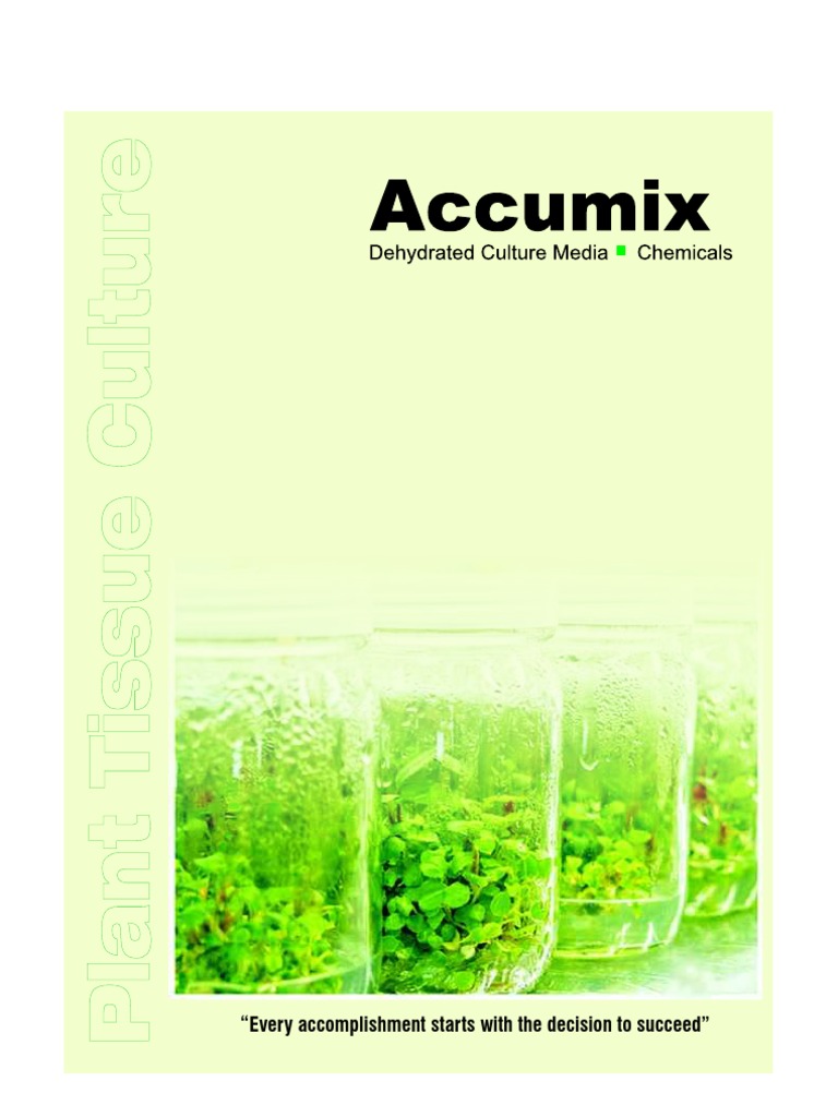 4x Plant Tissue Culture Media & Chemicals | PDF | Agar | Growth Medium