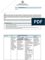 PLANIFICACIÓN 2do Inglés