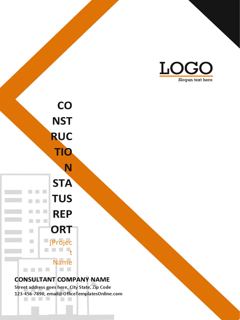 Monthly Construction Status Report Template | Download Free PDF | Life
