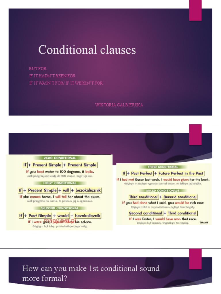 Conditional Clauses | PDF