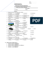 SOAL UTS TIK KLS 4 - SMT 1