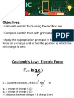 Calculate Electric Force Using Coulomb's Law