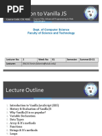 Lecture 2 Intro To JS