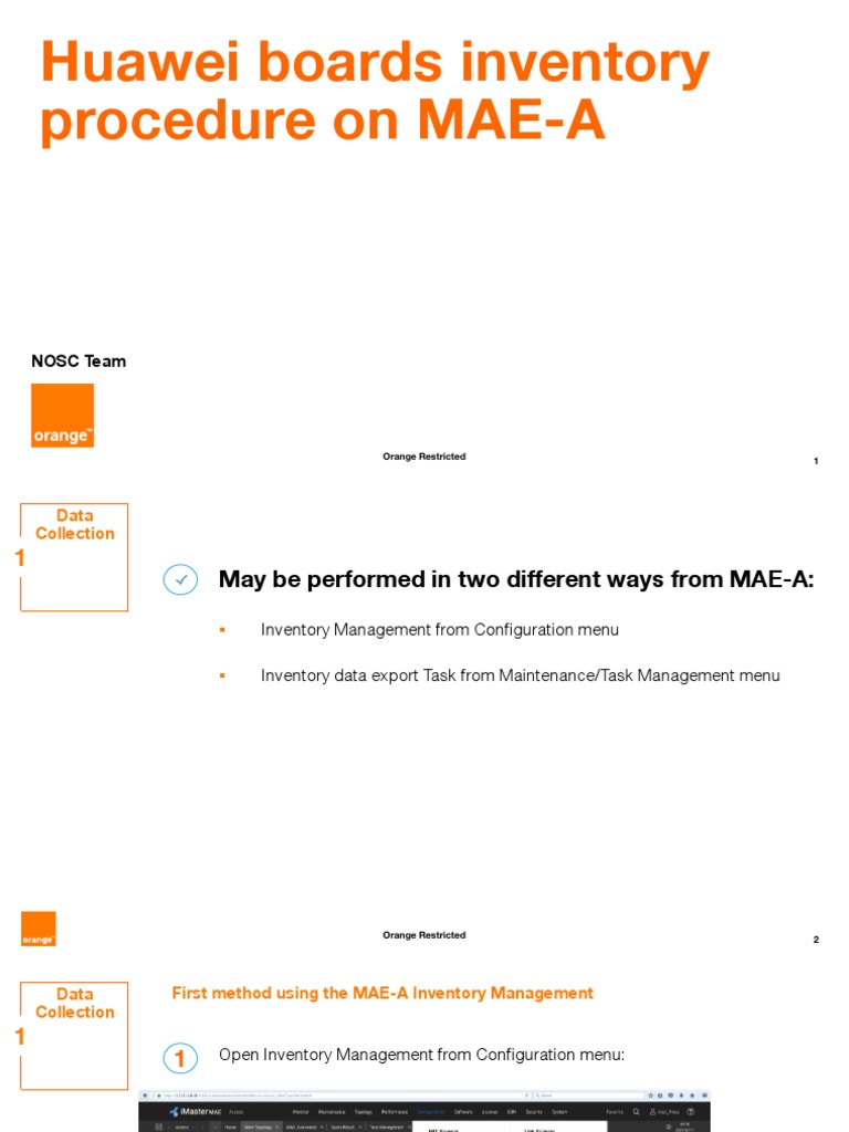 Huawei Boards Inventory Procedure MAE-A | PDF | Business | Technology ...