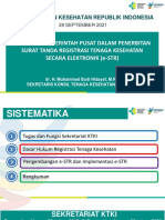 Kebijakan Pemerintah Pusat Dalam Penerbitan Surat Tanda Registrasi Tenaga Kesehatan Secara Elektronik (E-Str)