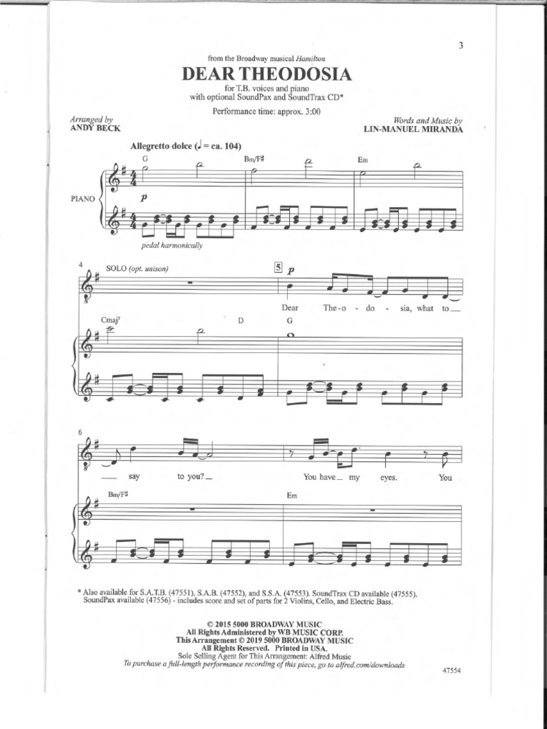 Dear Theodosia Hamilton PDF