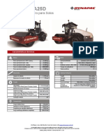 CA25D: Rolador de Solo de Um Cilindro Dynapac