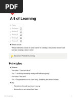 Art of Learning