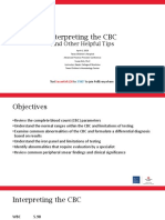 Interpreting The CBC - When To Refer