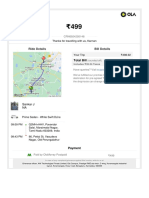 Original Tax Invoice for Kannan's Ola ride on 14 Dec 2022