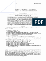 Analysis of Planar Vehicle Collisions