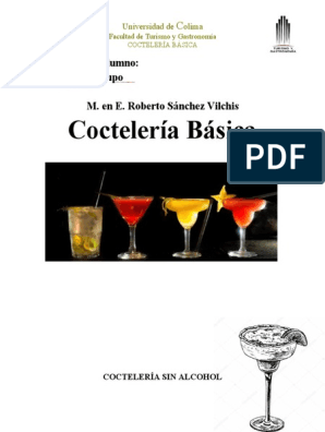 Recetario Coctelería 4C | Destiladas Barman