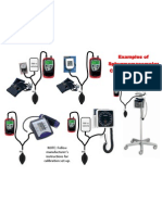 Set Up for Sphygmomanometer Calibration