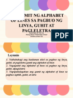 Epp 4 Industrial Arts-Aralin 6 - Paggamit NG Alphabet of Lines Sa Pagbuo NG Linya, Guhit at Pagleletra