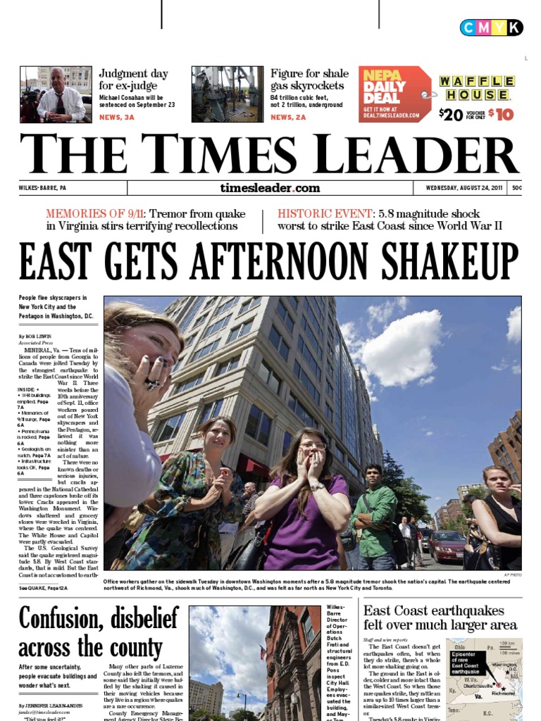 Times Leader 08-24-2011 | PDF | Hydraulic Fracturing | Natural Gas
