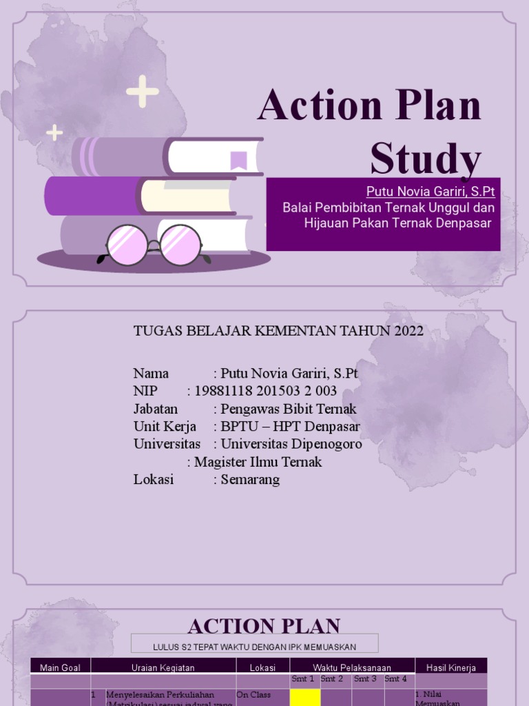 Action Plan Study Pdf